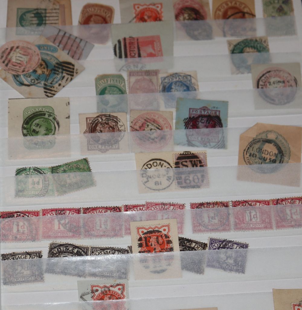 A stamp album of used stamps